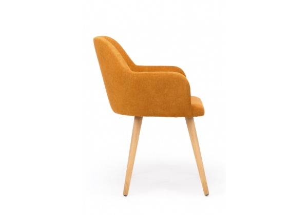 Стул деревянный Инфини 360 терракота (ocean 015), светлое дерево