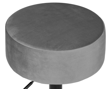 Пуф DANNY черный, серый велюр MJ9-75