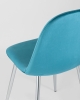 Стул Валенсия велюр темно-бирюзовый хромированные ножки Стул Валенсия велюр темно-бирюзовый хромированные ножки