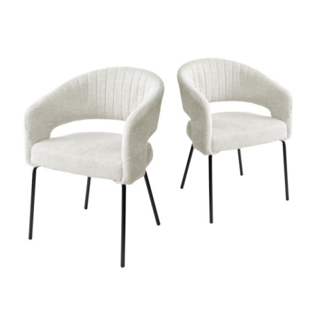 Стул SNUG WZ2042-01 молочный, черный каркас