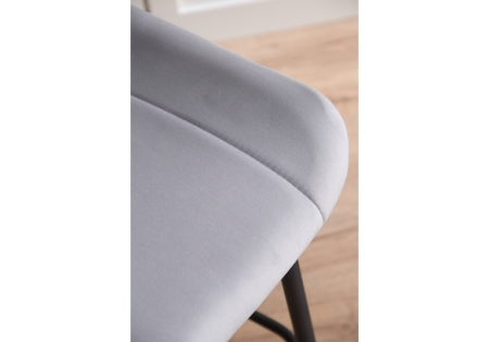 Барный стул Седа светло-серый (zd 960), черный