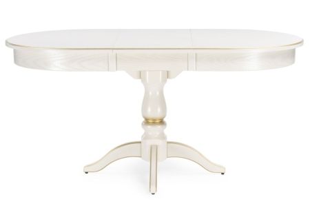 Стол деревянный Сайрус слоновая кость, золото