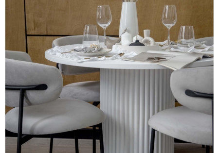 Стол деревянный Барел 90 белый, белый