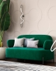 Диван Кэнди велюр зелёный
