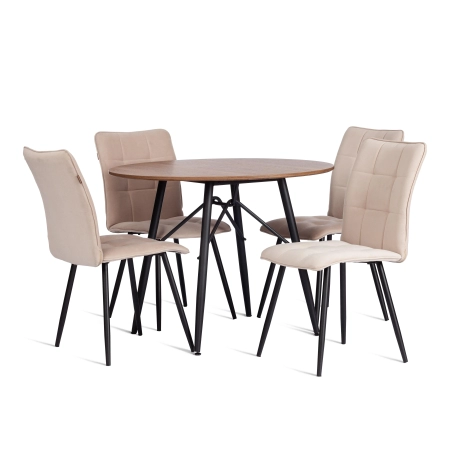 Стул обеденный Bari молочный Стул обеденный Bari молочный