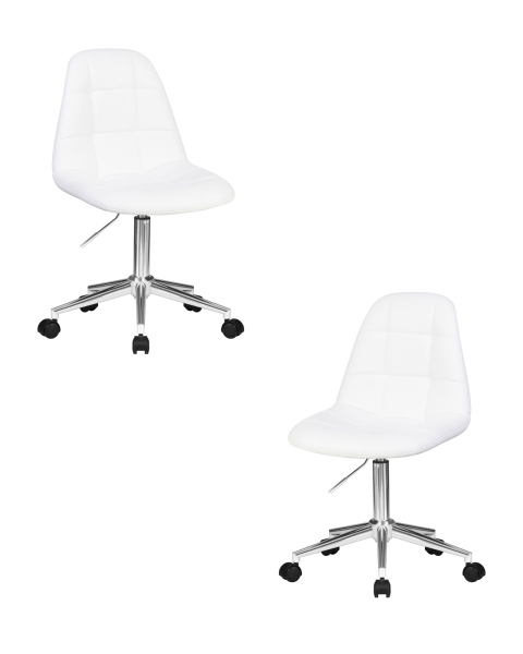 Набор 2 шт Офисное кресло для персонала MONTY, белый