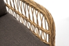 "Цесена" кресло плетеное из искусственного ротанга, соломенный