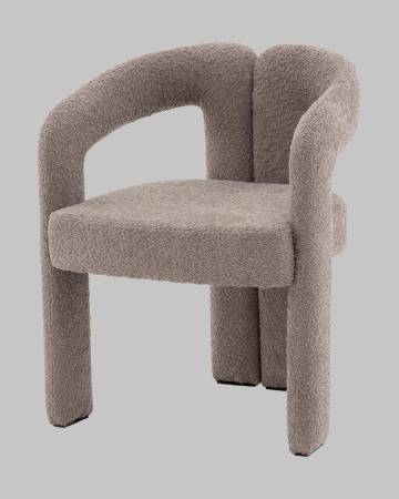 Стул Болинджер букле светло-коричневый