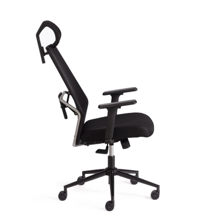 Кресло Matrix черный, ткань, металл, пластик, мягкое сиденье, с подлокотниками