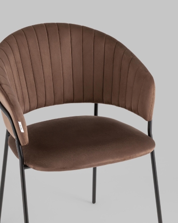 Стул Бруно ткань коричневый