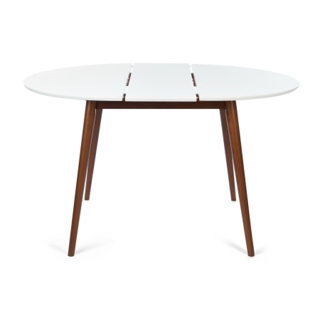 Стол круглый раскладной обеденный BOSCO (Боско) темные ножки