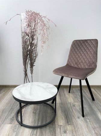 Стул DAIQUIRI BLUVEL-38 латте, велюр