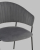 Стул Бруно NEW велюр серый