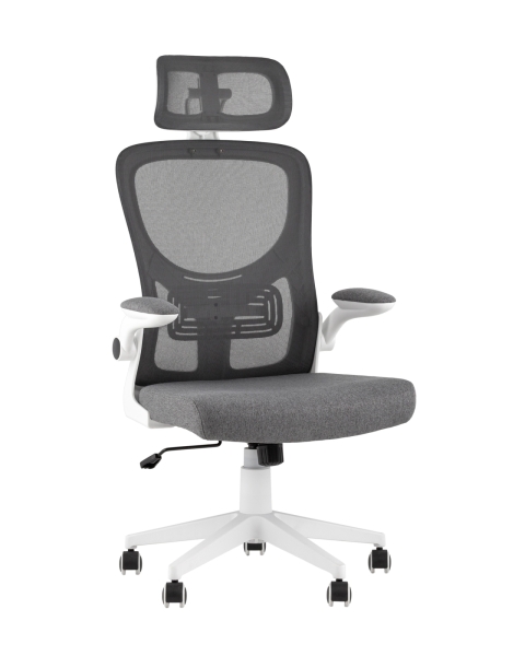 Кресло офисное Airone TopChairs серый ткань