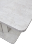 Стол STORK белый бетон, белый 120