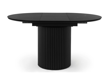 Керамический стол Стивен 100(140) shakespeare black, черный