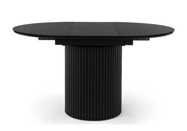 Керамический стол Стивен 100(140) shakespeare black, черный