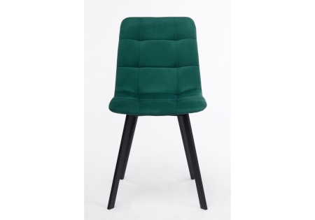 Стул на металлокаркасе Чилли зеленый, черный