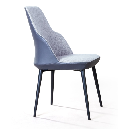 Стул Frank рогожка комби серый