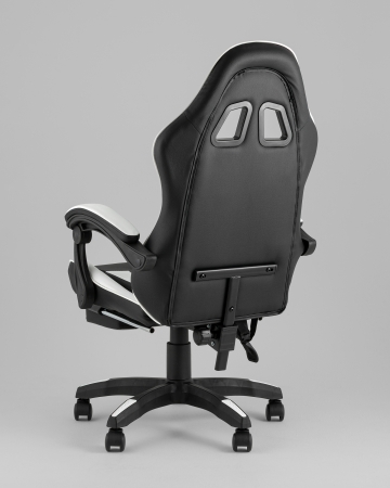 Кресло спортивное TopChairs MG-7019 черно-белый фото в интернет-магазине Stoolmarket