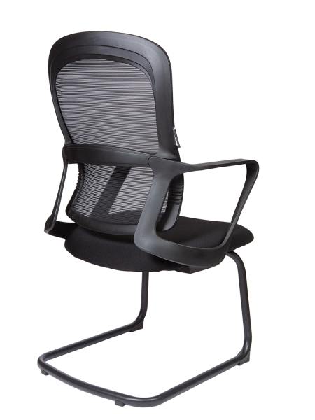 Кресло офисное Play CF черный, ткань и пластик и металл, мягкое сиденье, с подлокотниками