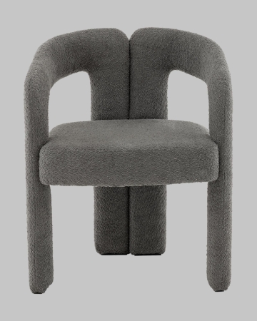 Стул Болинджер букле темно-серый