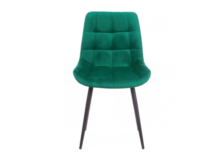 Стул на металлокаркасе Челси 360 К зеленый (zd 667), черный np