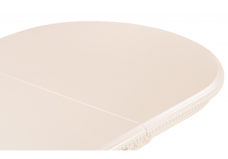 Стол деревянный Эритрин овальный бежевый