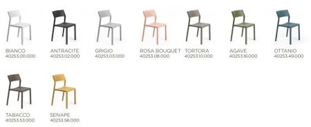 Стул пластиковый Trill Bistrot табак Стул пластиковый Trill Bistrot табак