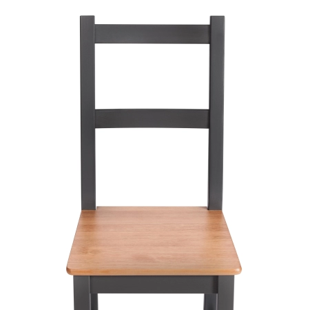Стул Соната коричневый, дерево, твердое сиденье, без подлокотников