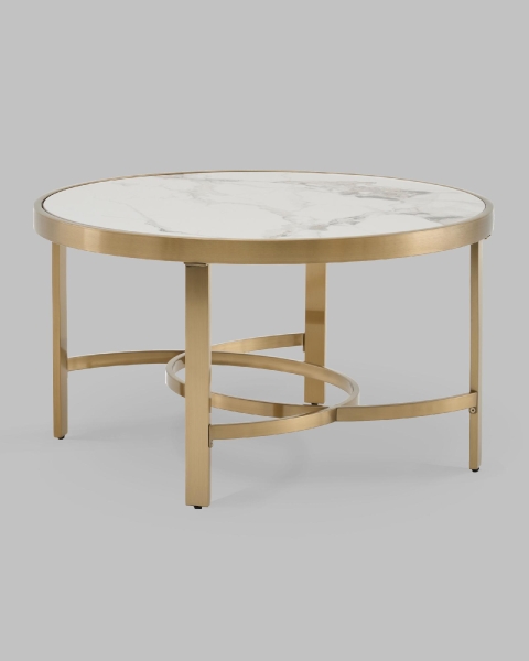 Журнальный столик Адриана 80*80 см светлая керамика Журнальный столик Адриана 80*80 см светлая керамика