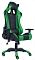 Игровое компьютерное кресло Lotus S9 экокожа зеленый