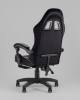Кресло спортивное TopChairs MG-7019 велюр черно-серый фото в интернет-магазине Stoolmarket