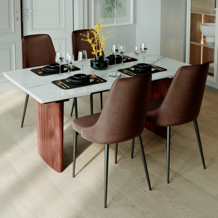 Стол раскладной Luna0 (40+40), керамика фото в интернет-магазине Stoolmarket