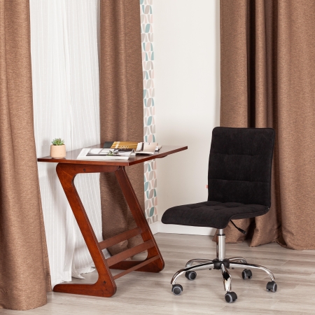 Кресло ZERO флок, черный