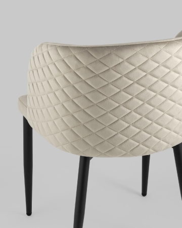 Стул Оскар велюр шампань