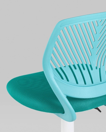 Кресло компьютерное детское Анна бирюзовый