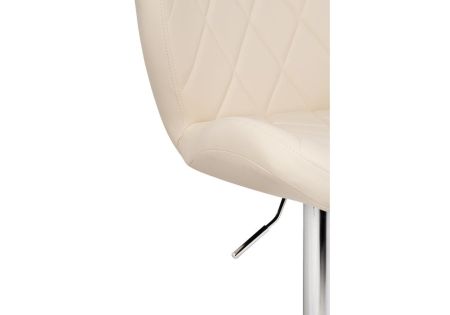 Барный стул Porch светло-бежевый, хром