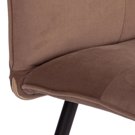 Стул обеденный Sweet темно-бежевый велюр