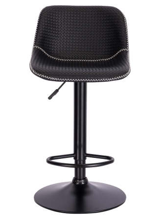 Барный стул Smile экокожа черный