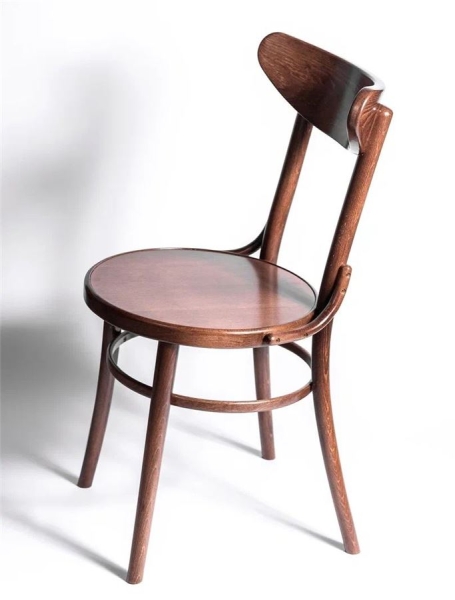 Деревянный стул венский Luna светлый орех с твердым сиденьем Деревянный стул венский Luna светлый орех с твердым сиденьем