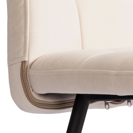 Стул обеденный Medeo молочный велюр