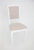 Стул "Дионис" белый, ткань Alba кремовый