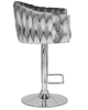 Стул барный MARCEL серый велюр MJ9-75