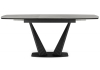 Керамический стол Вейл 140(180)х80 larka grey, черный