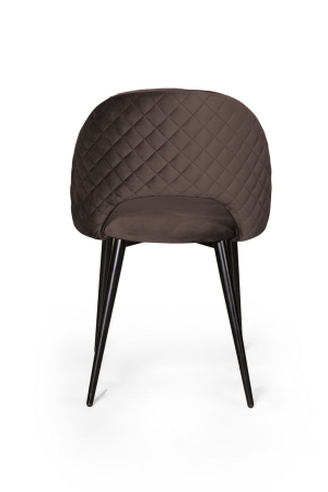 Стул Max ромб, бархат антрацит