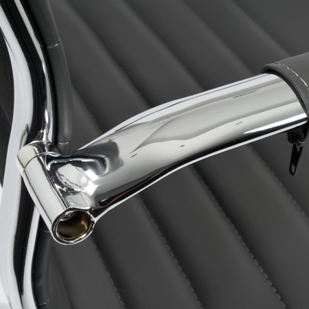 Кресло URBAN экокожа, металлик