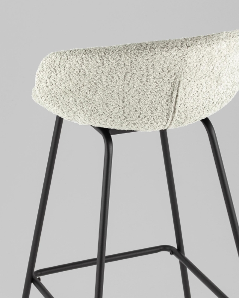 Стул барный Nita букле мятный Стул барный Nita букле мятный