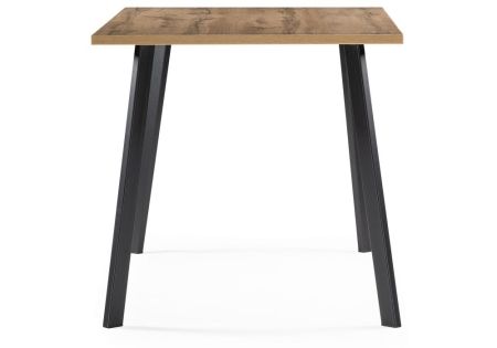 Обеденная группа Эделин темно-серый, дуб вотан, черный матовый