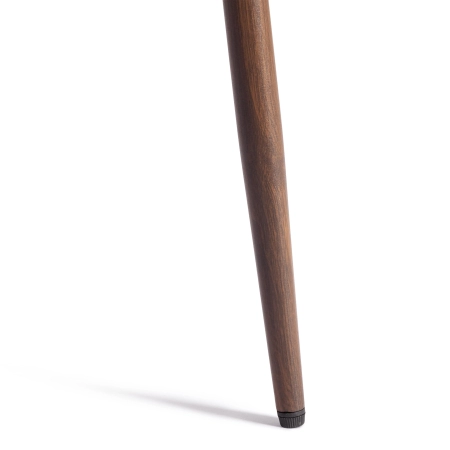 Стул BREEZE (mod. JSC-58) велюр и металл, коричневый, темное дерево